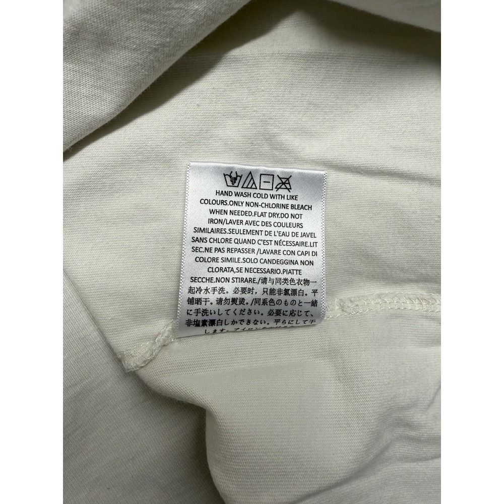 Fear of God Essentials Classic Long Sleeve Tee.Ivory. Oversized.Streetwear. Sz L - Picture 9 of 14